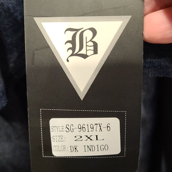 NWT Be-Girl Blue Denim Tunic Dress 2X - Picture 3 of 5